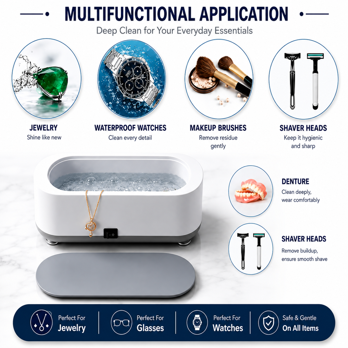 π«§ Portable Ultrasonic Cleaner β Deep Cleaning Machine