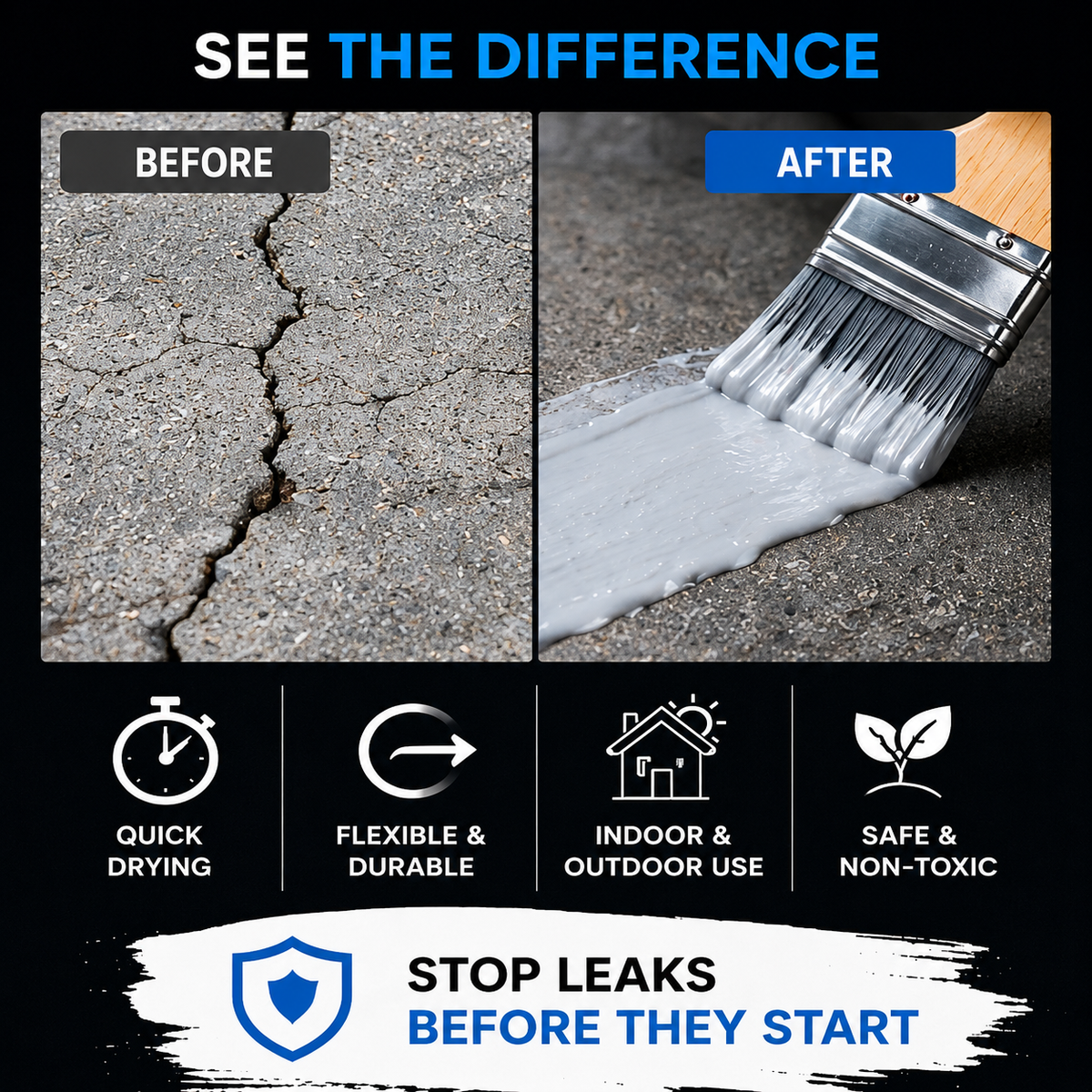 💧 Ultra Waterproof Glue | Strong Leak Repair Sealant