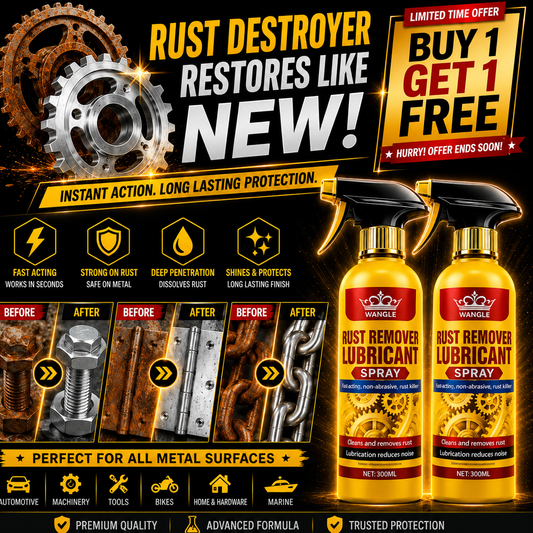 PowerFULL Rust Remover Spray | Pack of 2 🎁 Buy 1 Get 1 Free