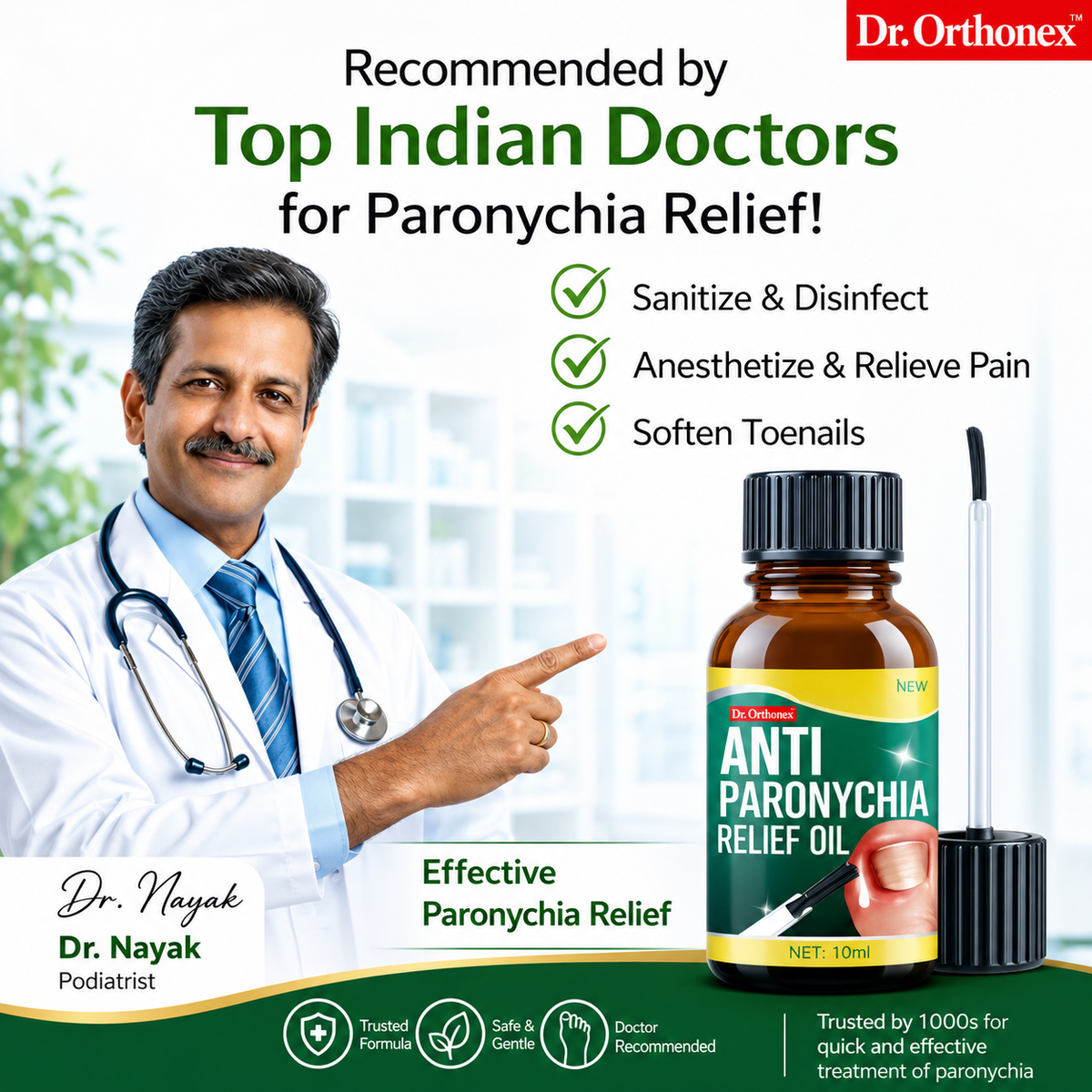 Anti Paronychia Relief Oil – Buy 1 Get 1 Free 🌿💅