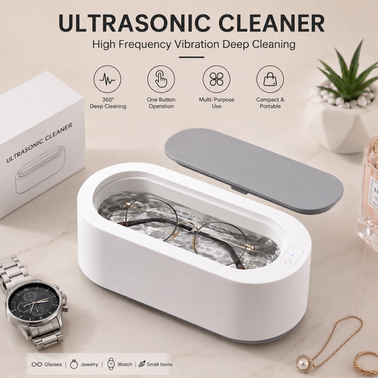 🫧 Portable Ultrasonic Cleaner – Deep Cleaning Machine