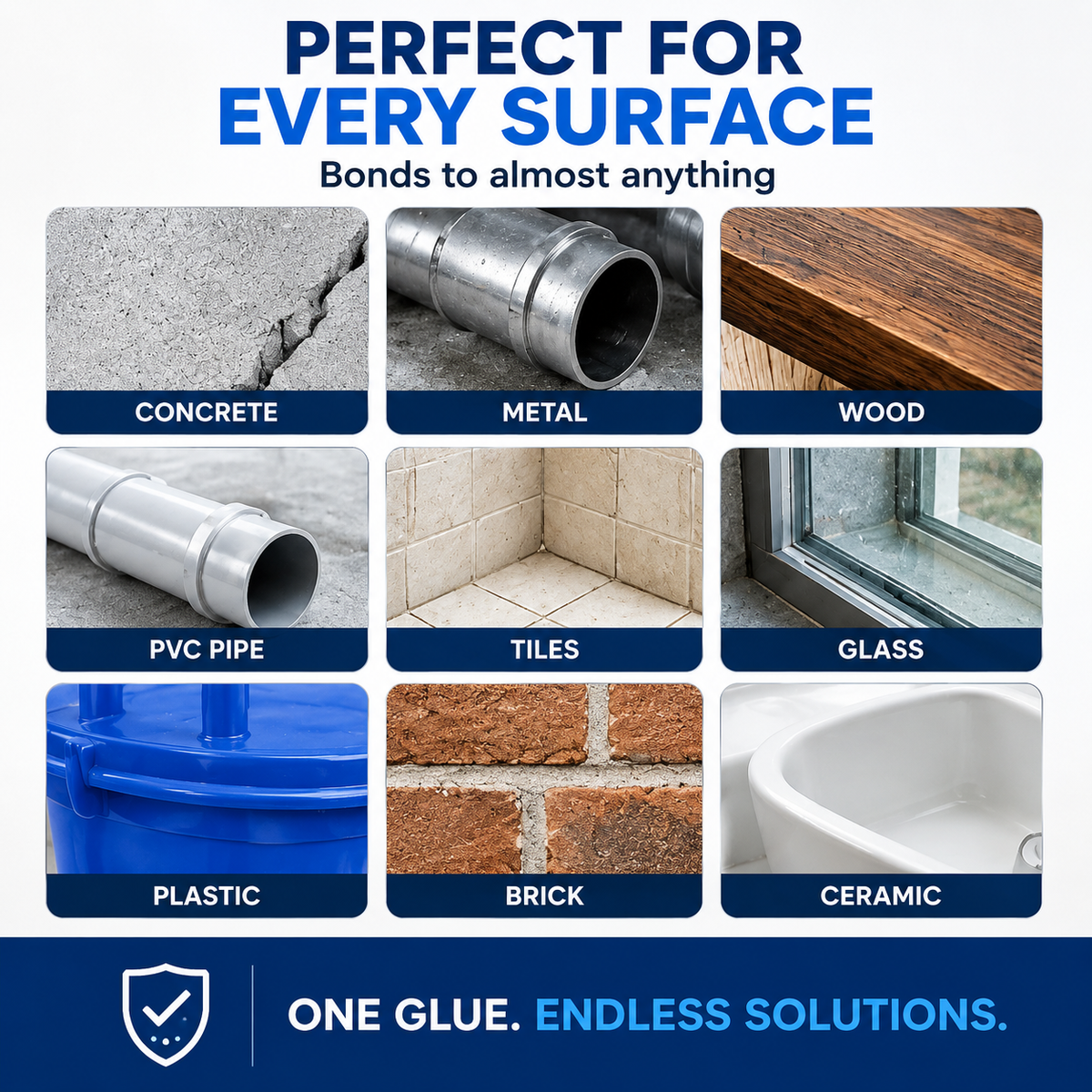 💧 Ultra Waterproof Glue | Strong Leak Repair Sealant